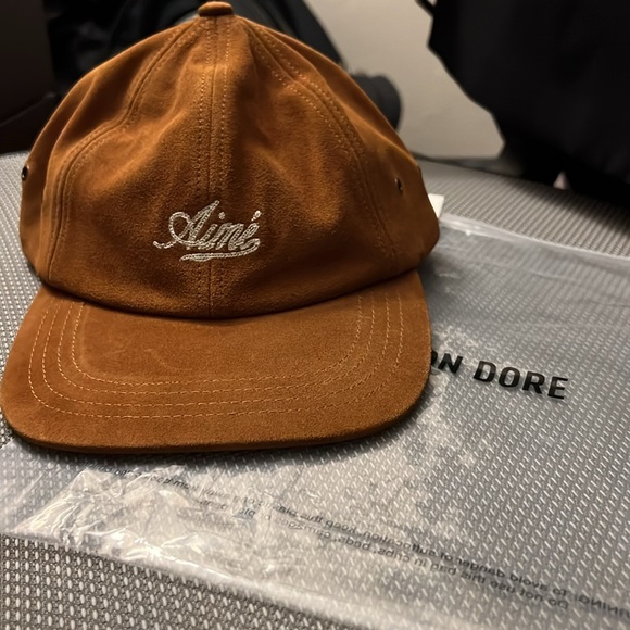 NWT Aime Leon Dore Chain Stitch Suede Hat - Picture 5 of 5